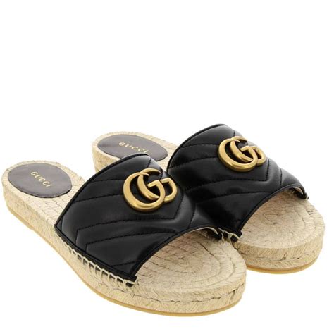 cuñas gucci|sandalias gucci mujer.